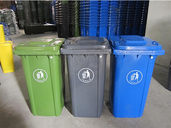 為東營市廣饒縣-成功供應3000只塑料垃圾桶